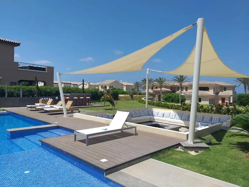 Almaza Bay Resort landscaping, North Coast